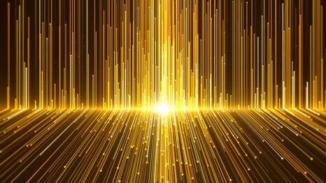 Image with gold lines