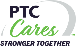 PTC Cares logo