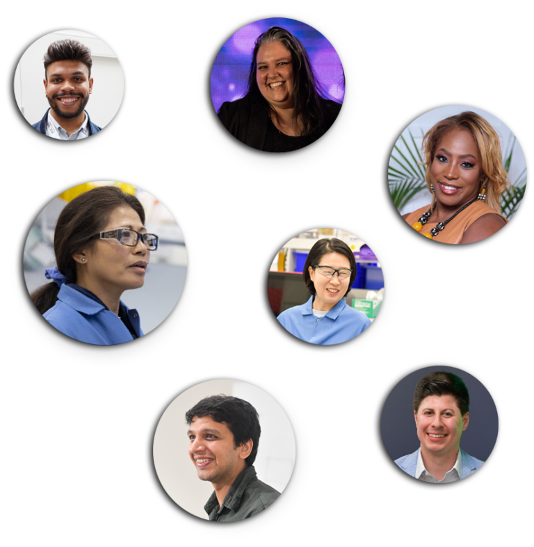 Collage of PTC employees